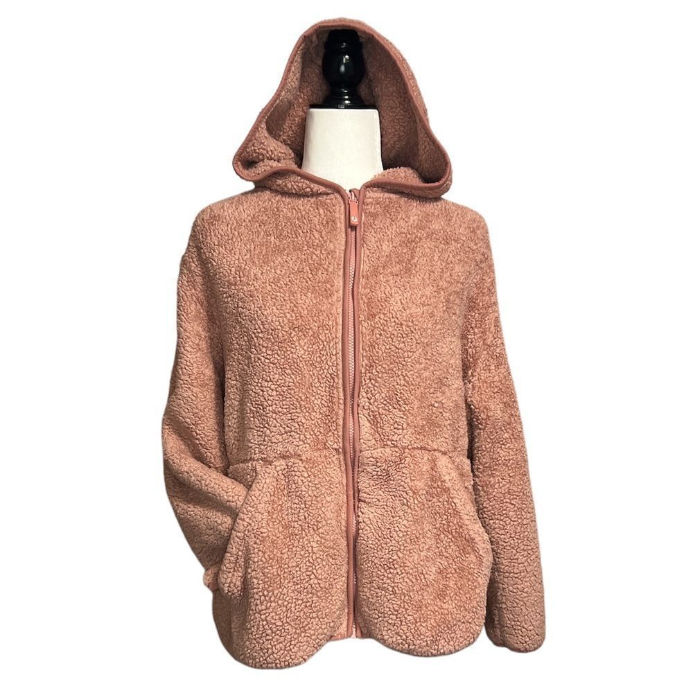 🚨 Femofit Cozy Hooded Velveteen Fleece Full Zip Jacket - Picture 2 of 11